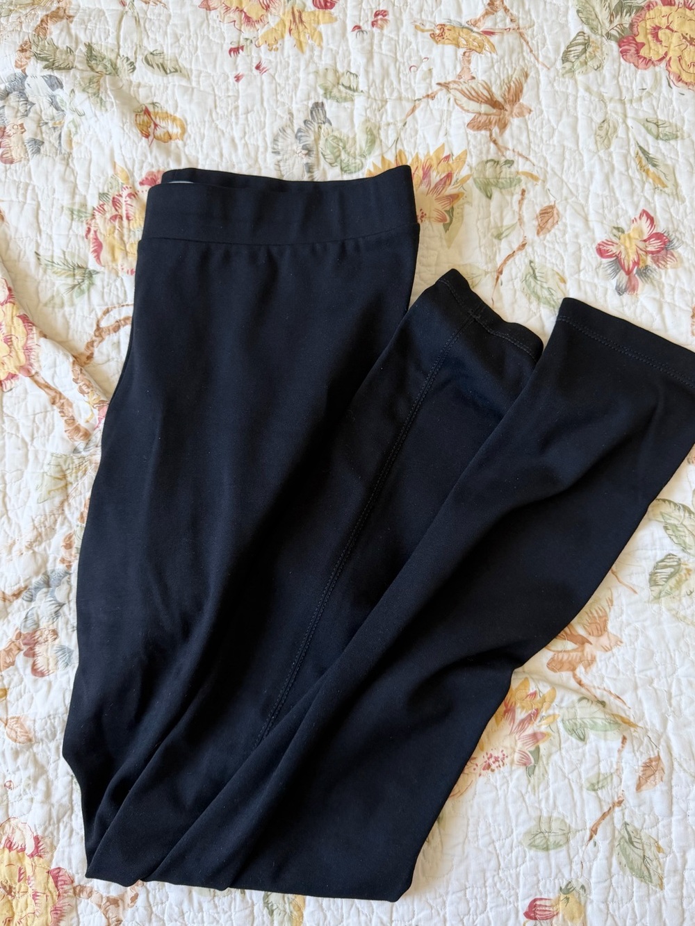 Vince Black Ponte Stretch Pull-On Leggings size Large NWOT